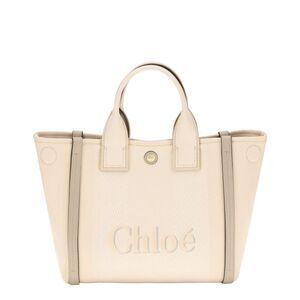 Chloé Small Chloé Canvas Carry Tote, Beige